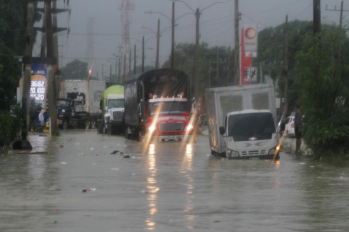 Inundaciones en Mamonal