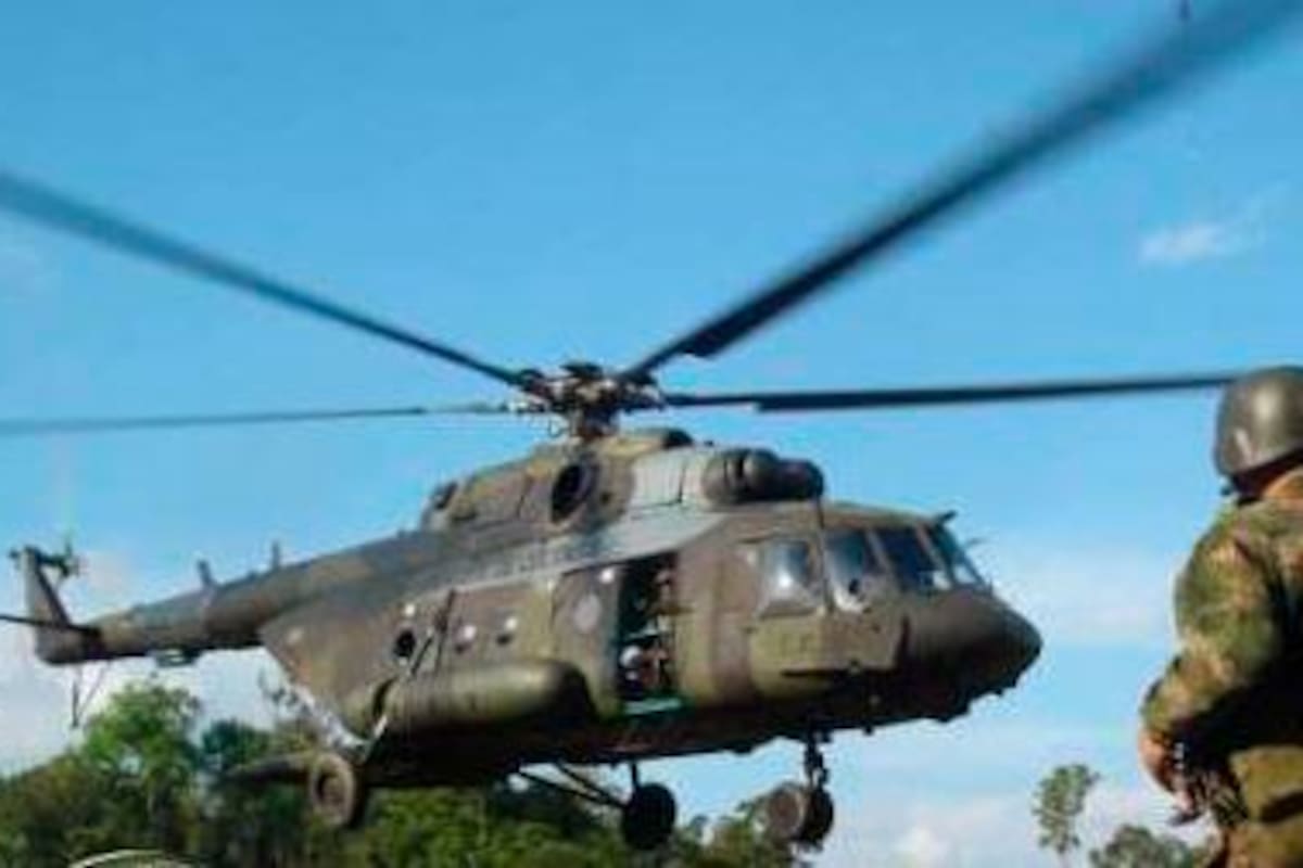 Seis soldados heridos y 11 desaparecidos deja accidente de helicóptero