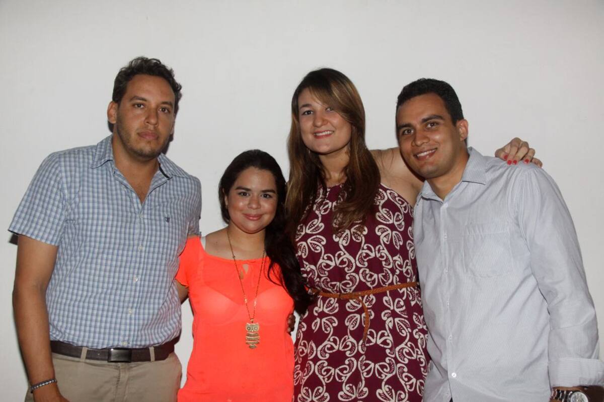 Gustavo Navarro, Carolina Bello, Isabel Castro y Juan Viloria.