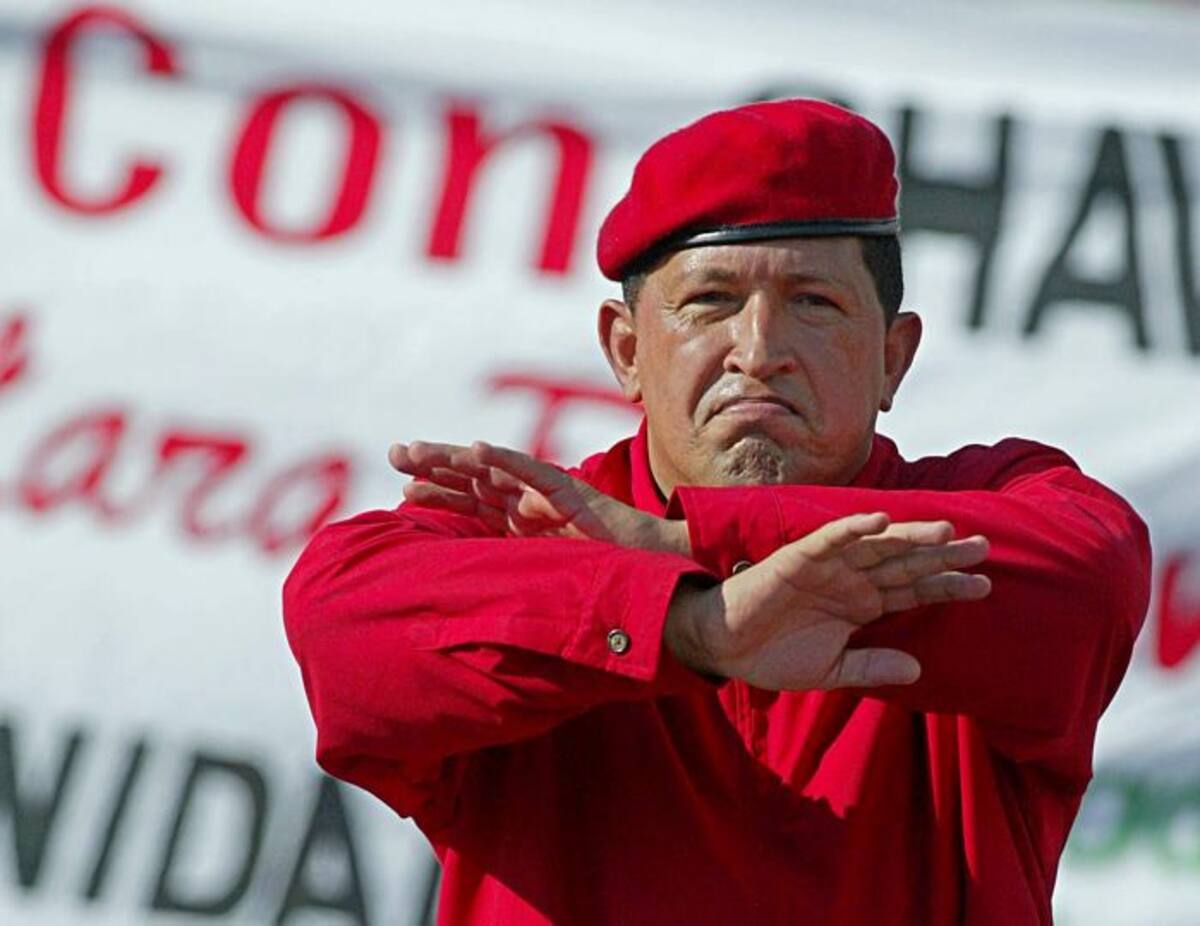 Hugo Chávez.
