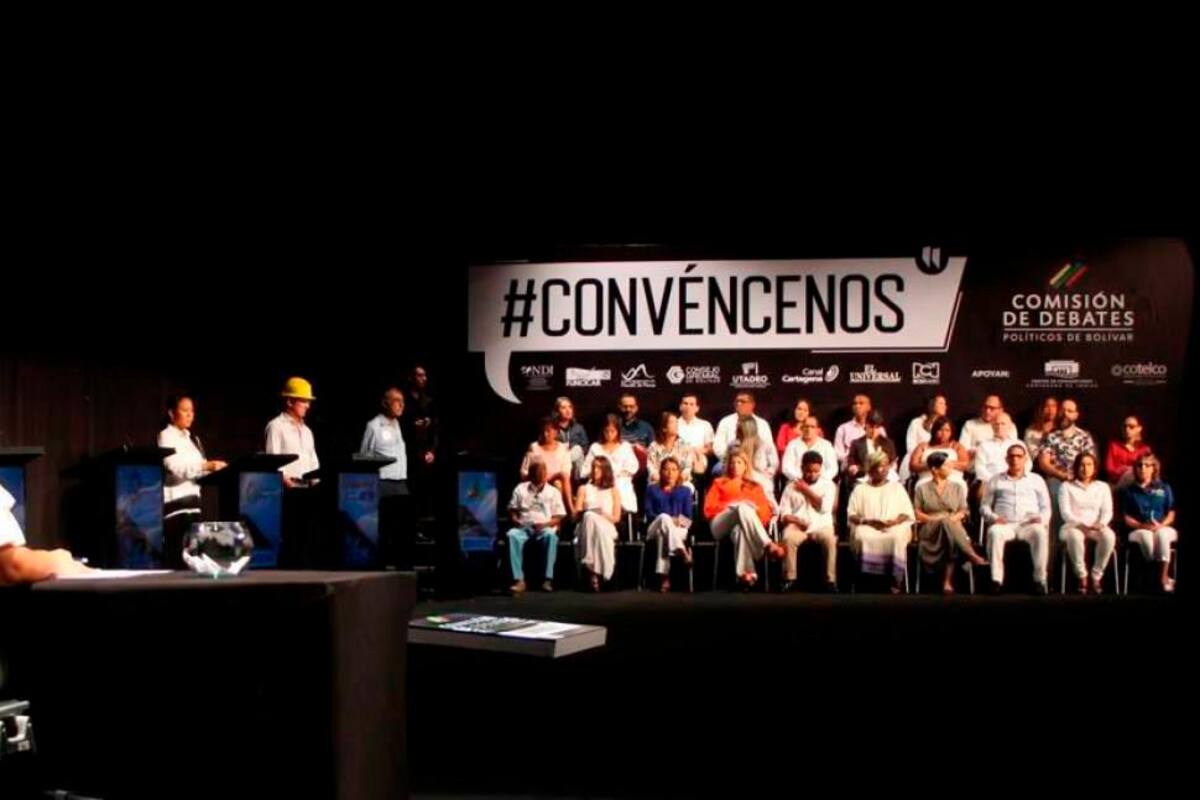 ¡Reglas claras! Viene el gran debate de candidatos a la Alcaldía de Cartagena
