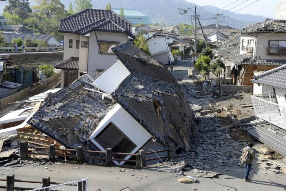 Este fue el panorama que dejó en algunos sectores el más reciente sismo. AP Ryosuke Uematsu