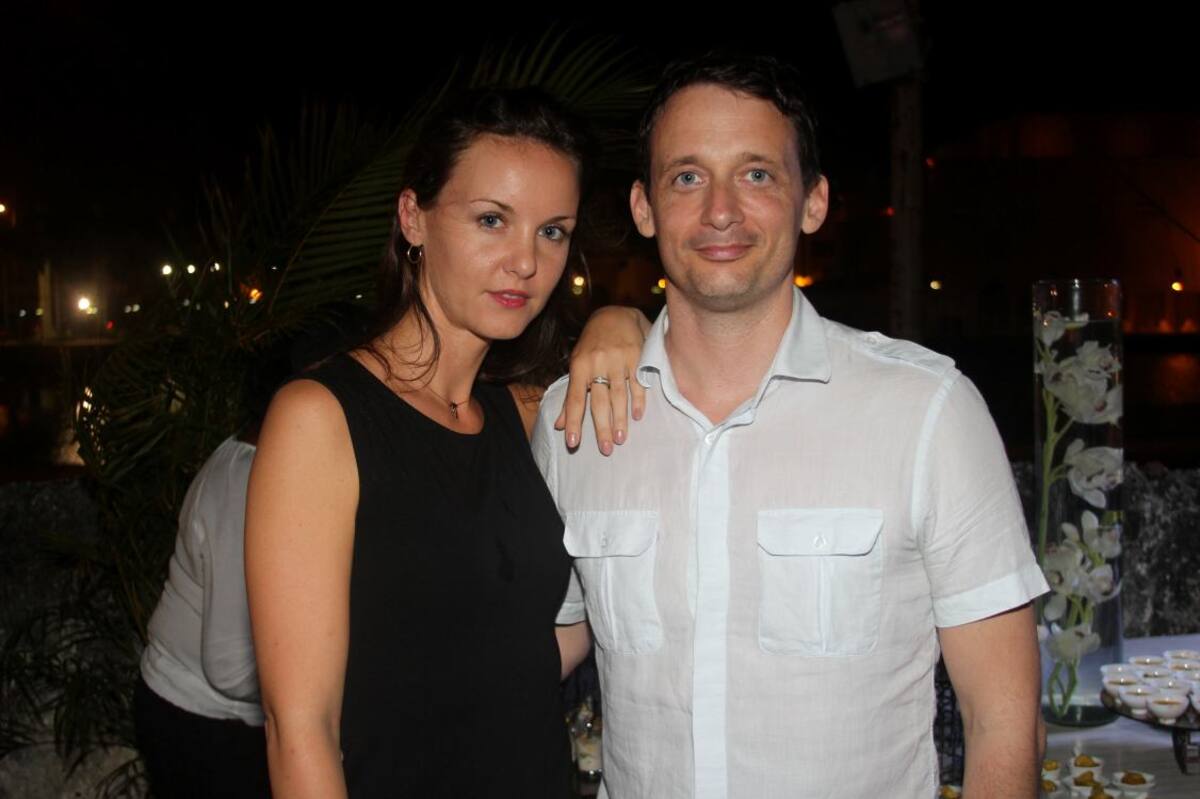 Celine Lerebourg y David Bushell.