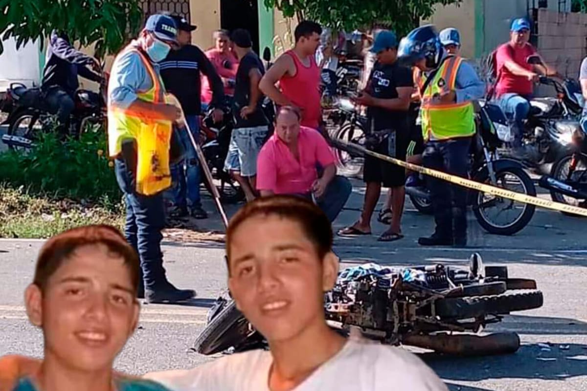 Choque de motos deja 4 muertos: dos de ellos eran gemelos de 16 años