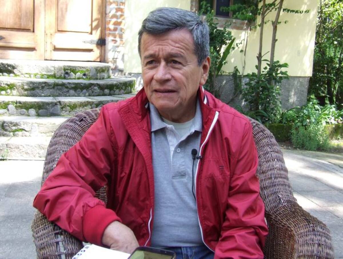 Pablo Beltrán, jefe negociador de la guerrilla Ejército de Liberación Nacional (Eln). efe