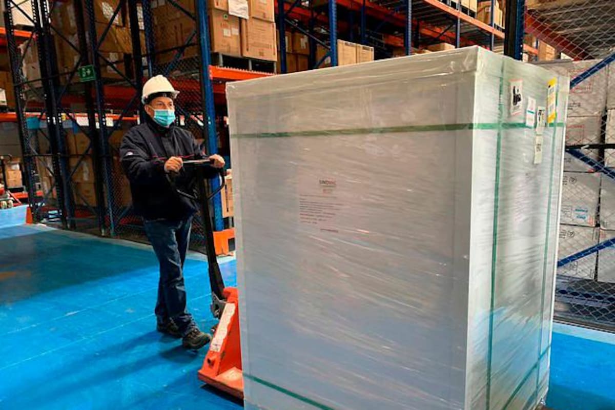 Llegaron otros 2,1 millones de vacunas de Sinovac destinadas para niños y niñas