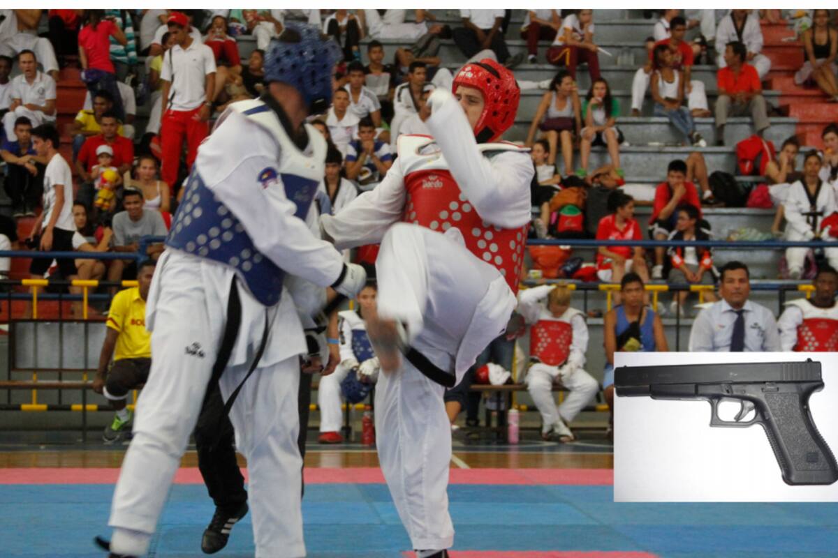 ¡Nadie se salva! Hombres armados atracan en una escuela de taekwondo