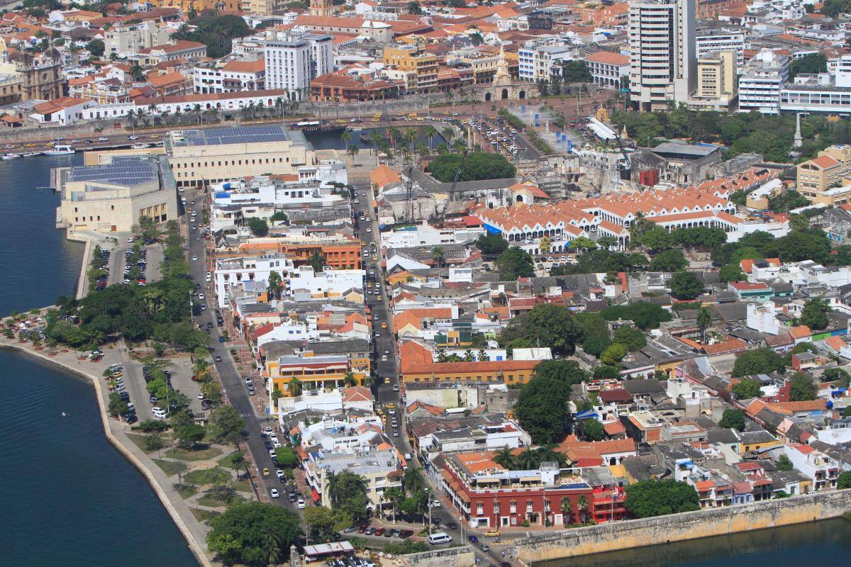 Barrio de Getsemaní, en el Centro Histórico de Cartagena de Indias. //El Universal.
