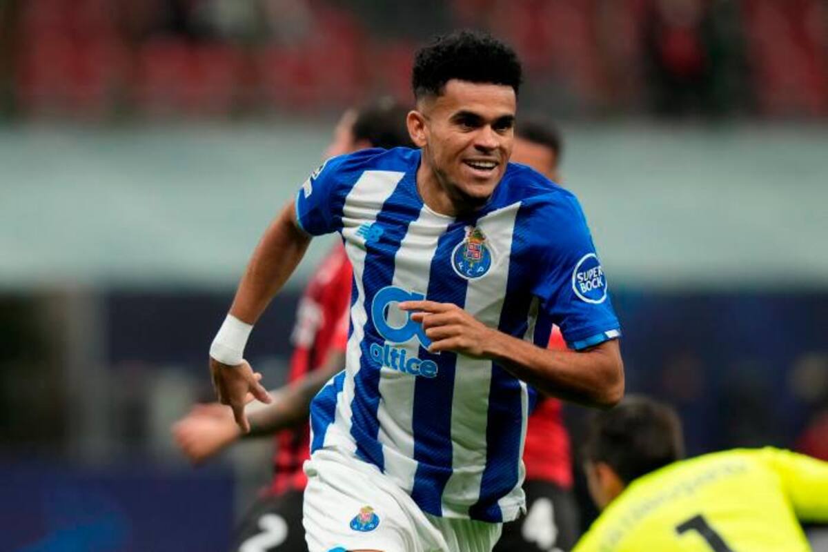 Luis Díaz marcó en empate del Porto y el Milan