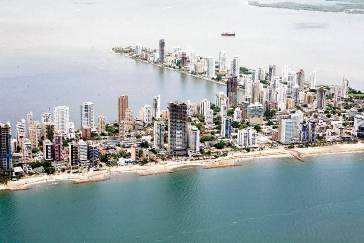Bocagrande y El Laguito: Vista aérea. FOTOS: FOTOTECA HISTÓRICA DE CARTAGENA