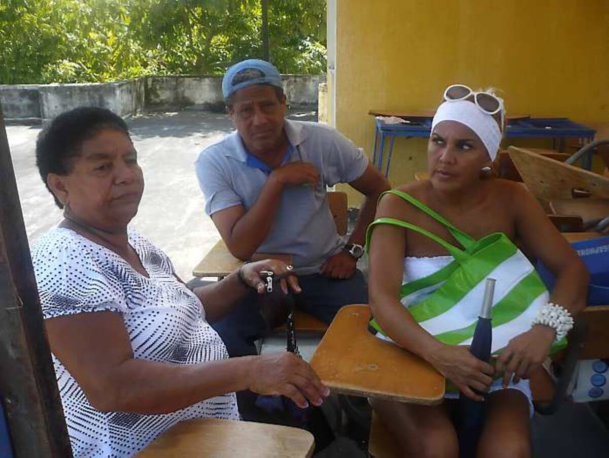 Catalina Pantoja, Pedro Rodríguez Arenas y Nancy Lara.