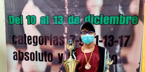 David Caballero, campeón Nacional de Ajedrez Escolar Sub-17