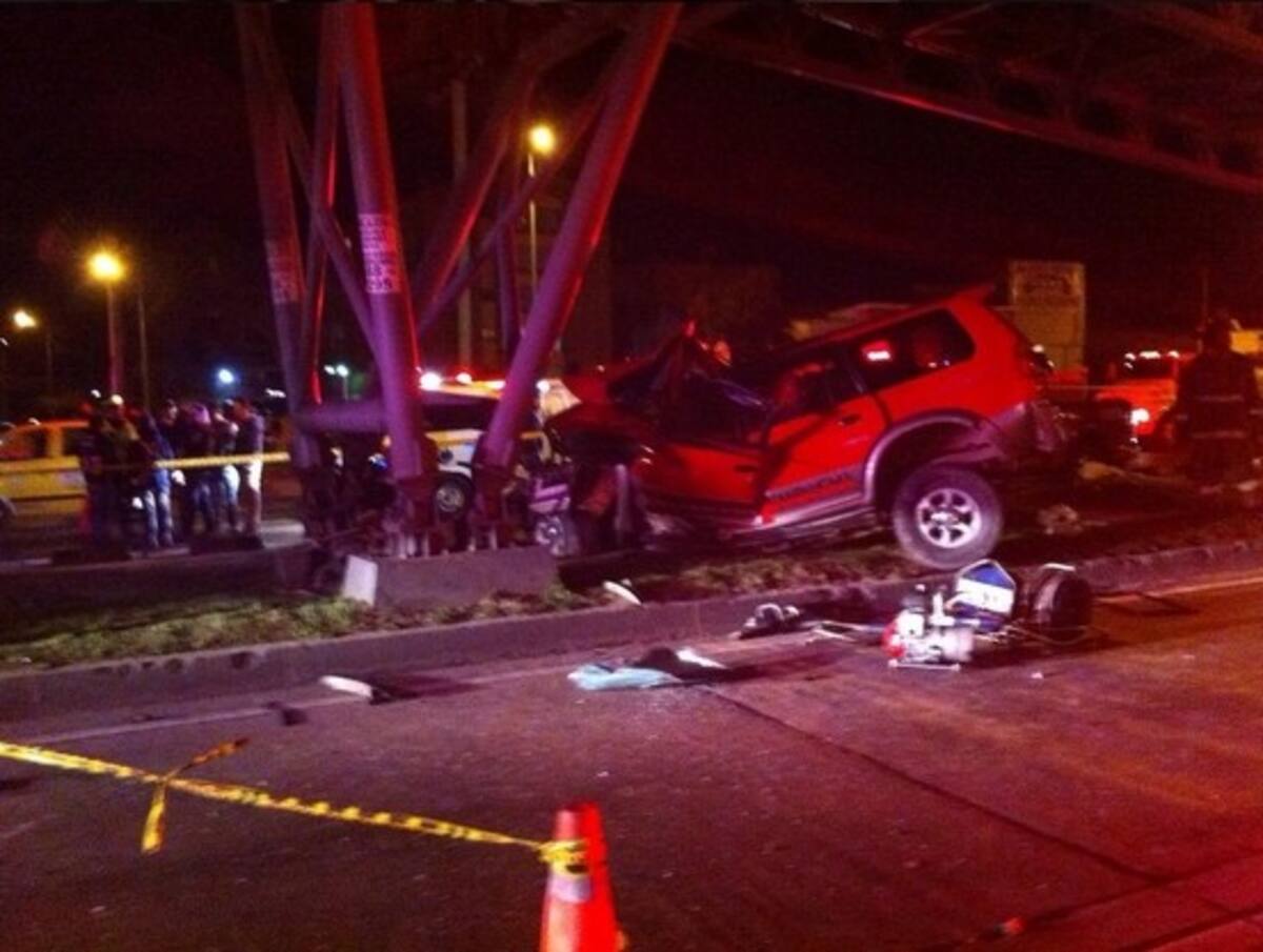 Accidente de tránsito en Bogotá Colprensa