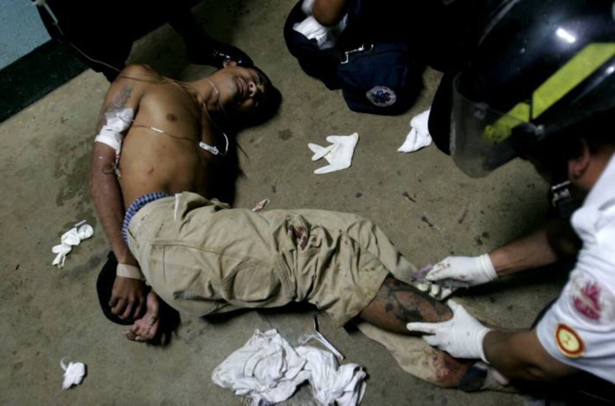 Herido en prisión. Foto ilustración. RODRIGO ABD