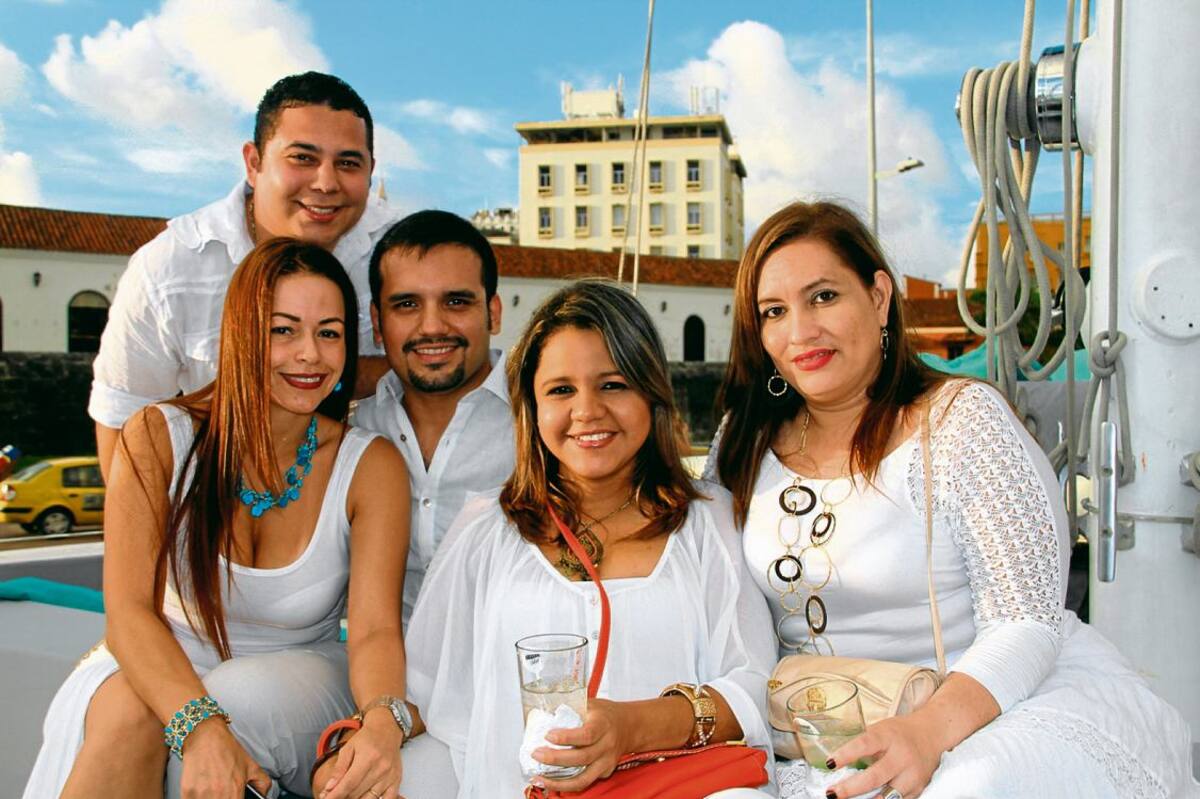 Yeison Murphy, Pilar Mayor, Jairo Murallas, Marlys Valera, Adriana Marin. Zenia Valdelamar/El Universal/