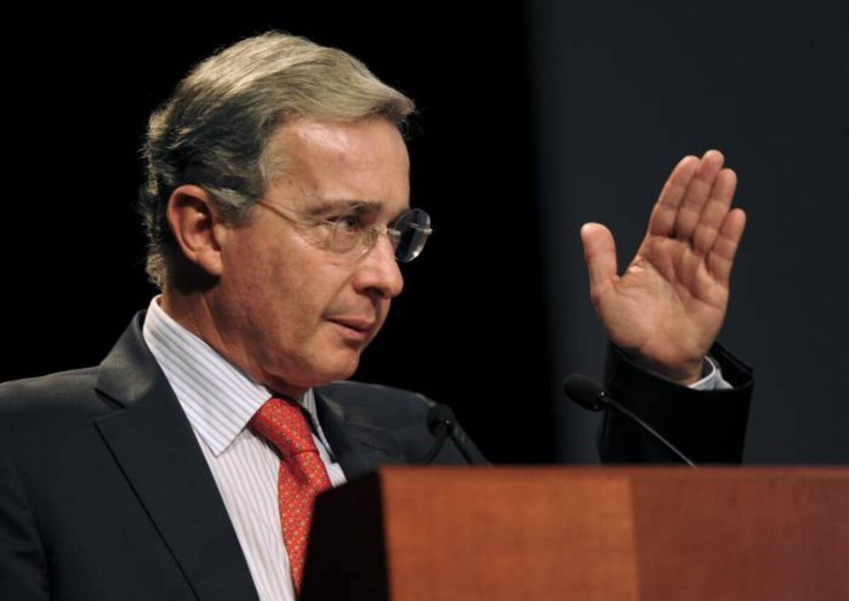 Álvaro Uribe vélez, expresidente de Colombia. AFP ERNESTO BENAVIDES