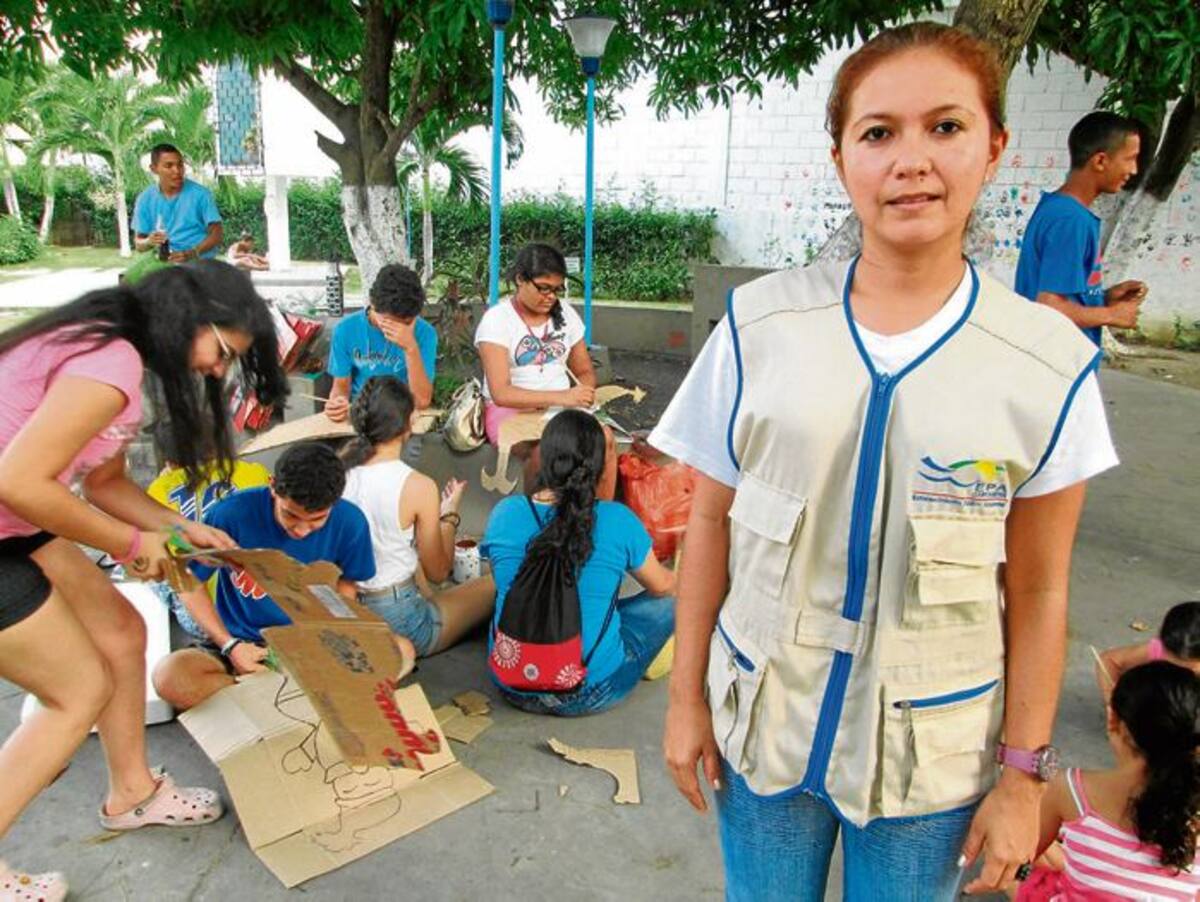 Lorena Rincón Ortega, de Educación Ambiental del EPA. PEDRO TORRES-GENTE BAHÍA-EL UNIVERSAL