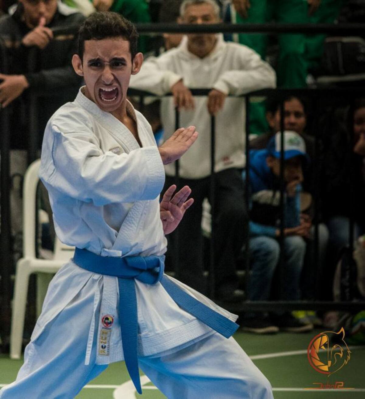 Andrés Felipe Amador, karateca de Bolívar. Archivo