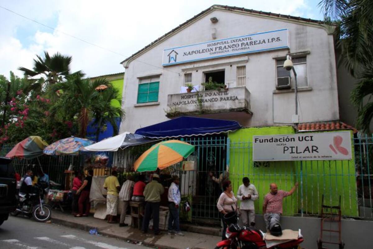 La pequeña Ana Beatriz y su madre permanecen en la Casa del Niño desde mayo. Ambas son oriundas del municipio de Mahates (Bolívar). ARCHIVO