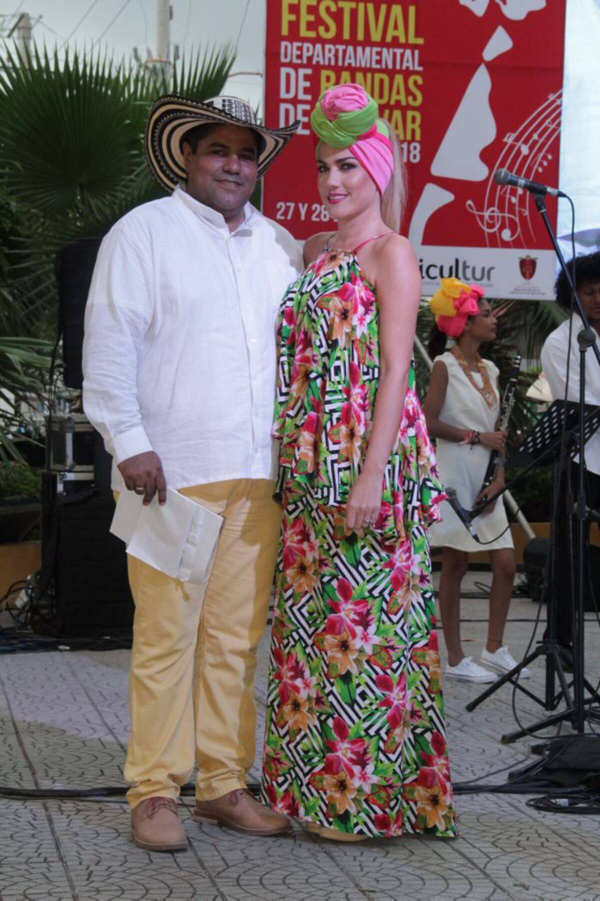 Elías Barrios y Carolina De Pombo. LUIS APARICIO