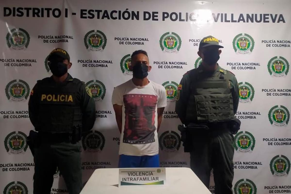 Alias ‘Pelele’ le pegaba al papá y fue capturado en Villanueva