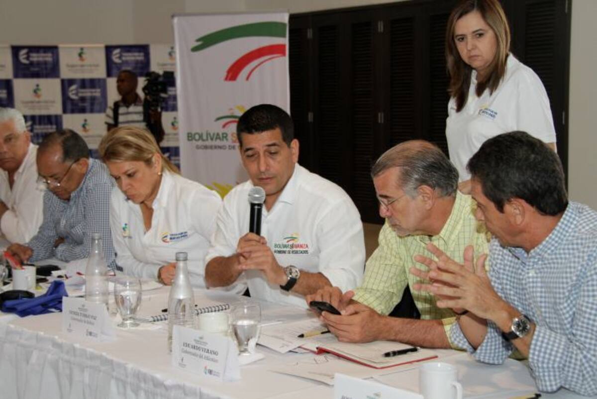 La mesa de trabajo se realizó en la sede de la Gobernación de Bolívar. Allí se evaluaron las acciones de Electricaribe en la Costa y Bolívar. Kailline Giraldo/ El Universal