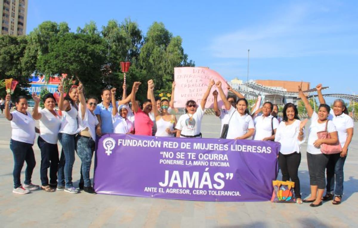 Marcha contra la violencia de género en Barranquilla. Juan Manuel Cantillo Arrieta