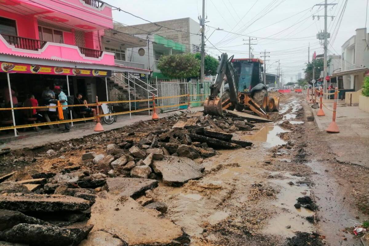 ¡Gran noticia! Alcaldía inició la rehabilitación de la calle El Mamón