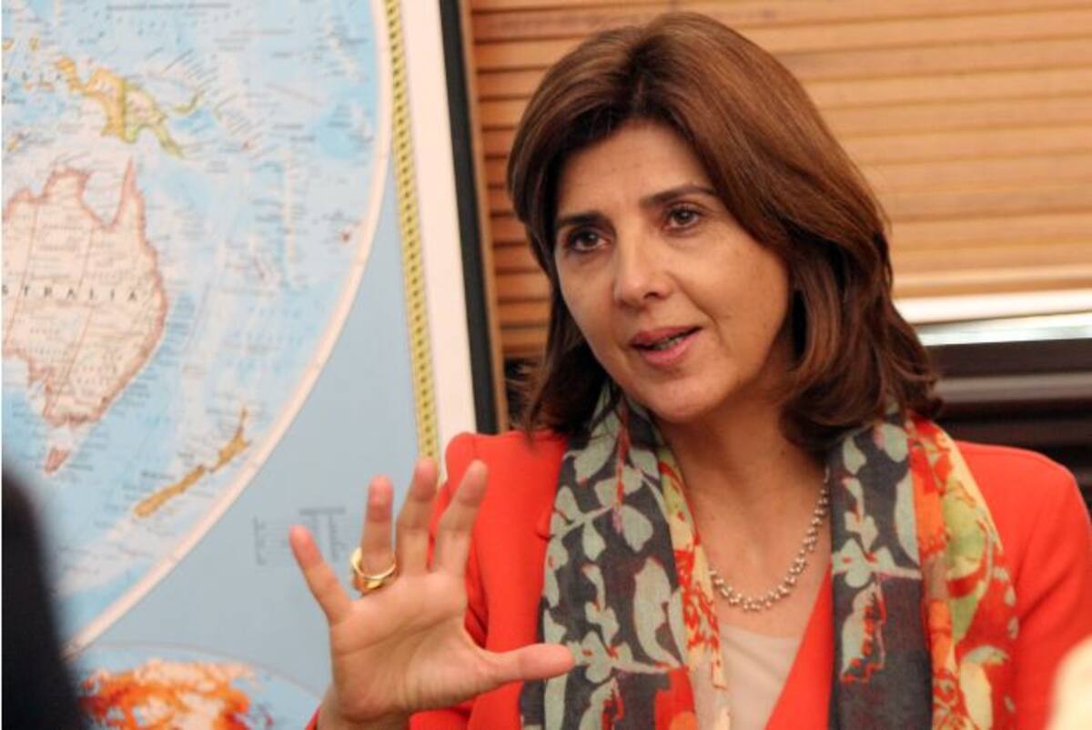 María Ángela Holguín, canciller colombiana. COLPRENSA