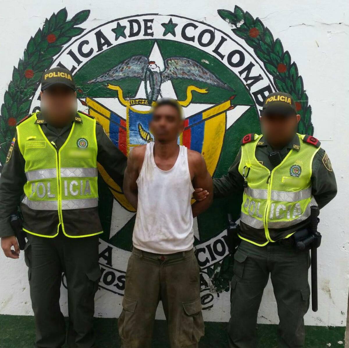 Alias 'el Mello', capturado. Cortesía