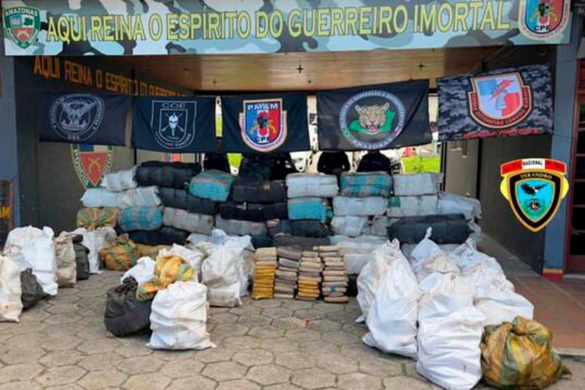 Así incautaron más de tres toneladas de marihuana de Colombia en Brasil