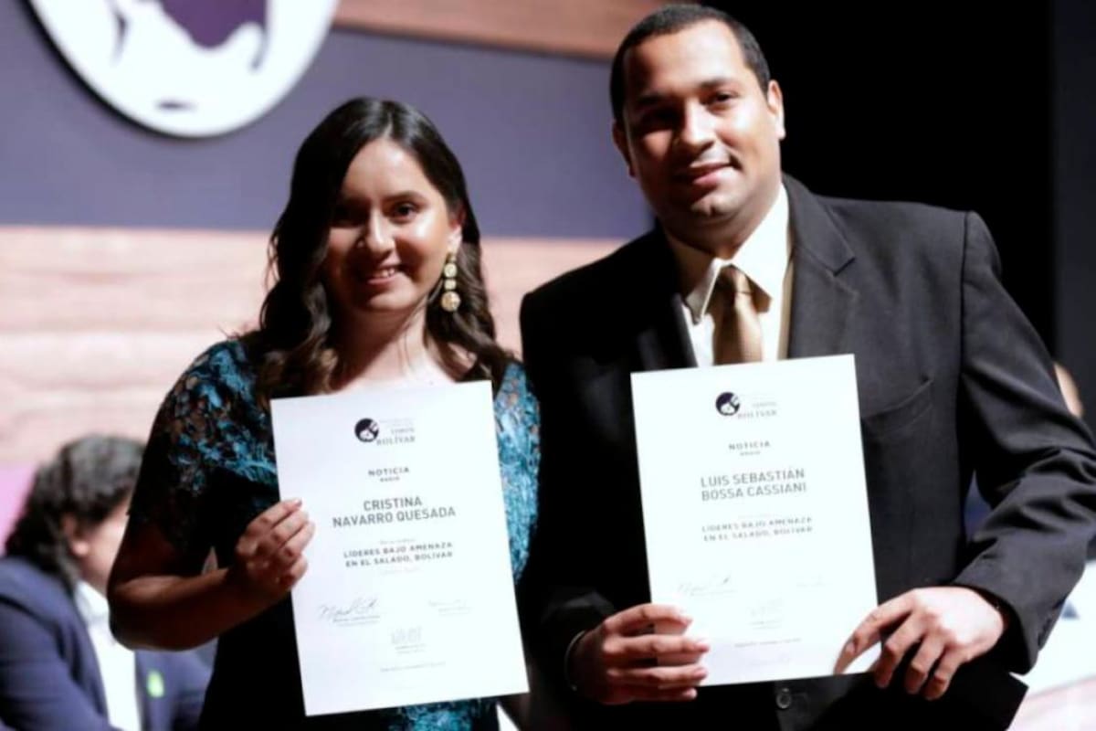 Periodista bolivarense Sebastián Bosa gana premio Simón Bolívar