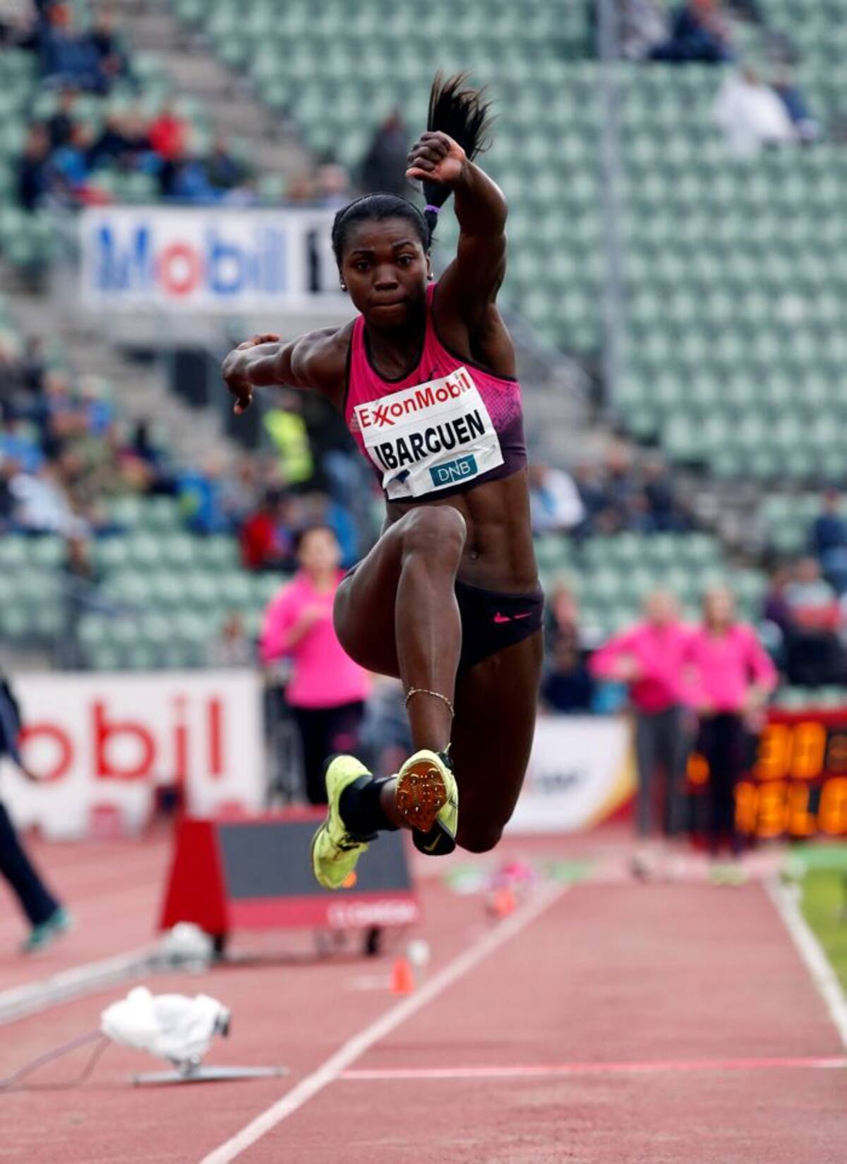 Caterine Ibargüen es la esperanza colombiana en el Mundial de Atletismo - Moscú 2013. AP Cornelius Poppe