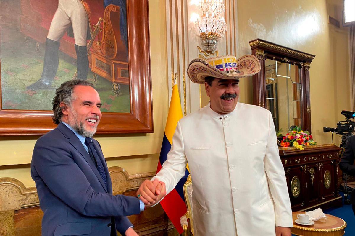 Nicolás Maduro recibió a Armando Benedetti en Venezuela