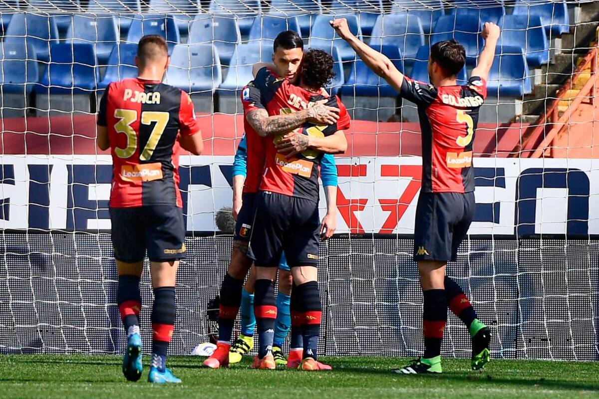 El Génova, con Cristian Zapata de nuevo suplente, gana el derbi al Spezia