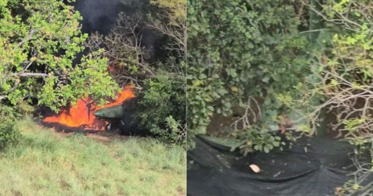 Venezuela destruye una aeronave oculta en la frontera con Colombia