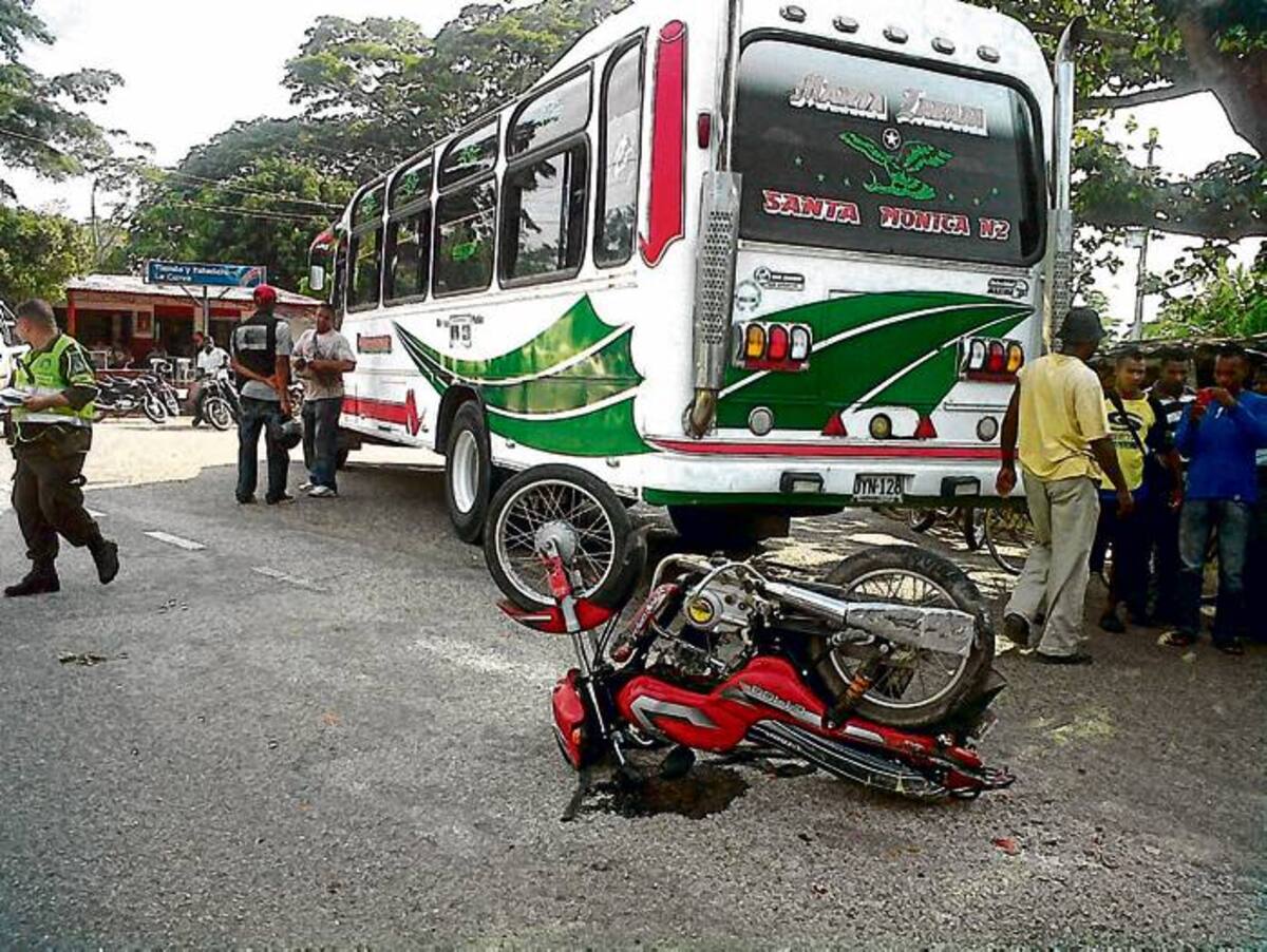 El accidente de tránsito que le costó la vida a José Manuel Vásquez Martínez ocurrió el domingo, a las 3 de la tarde.