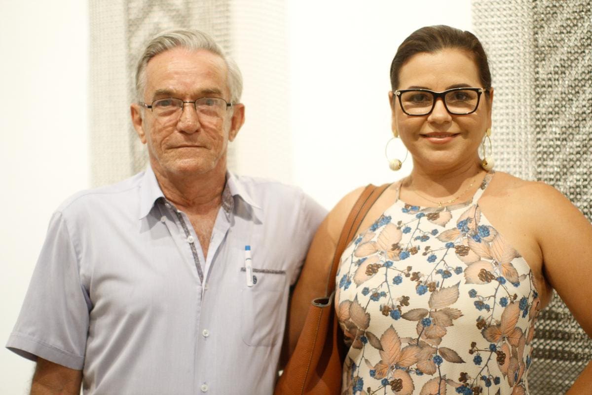 Óscar Lepesqueur y Marlene Puello.