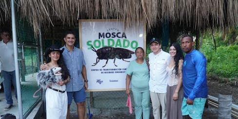 Así funciona el nuevo centro de residuos orgánicos de Cardique en Isla Múcura