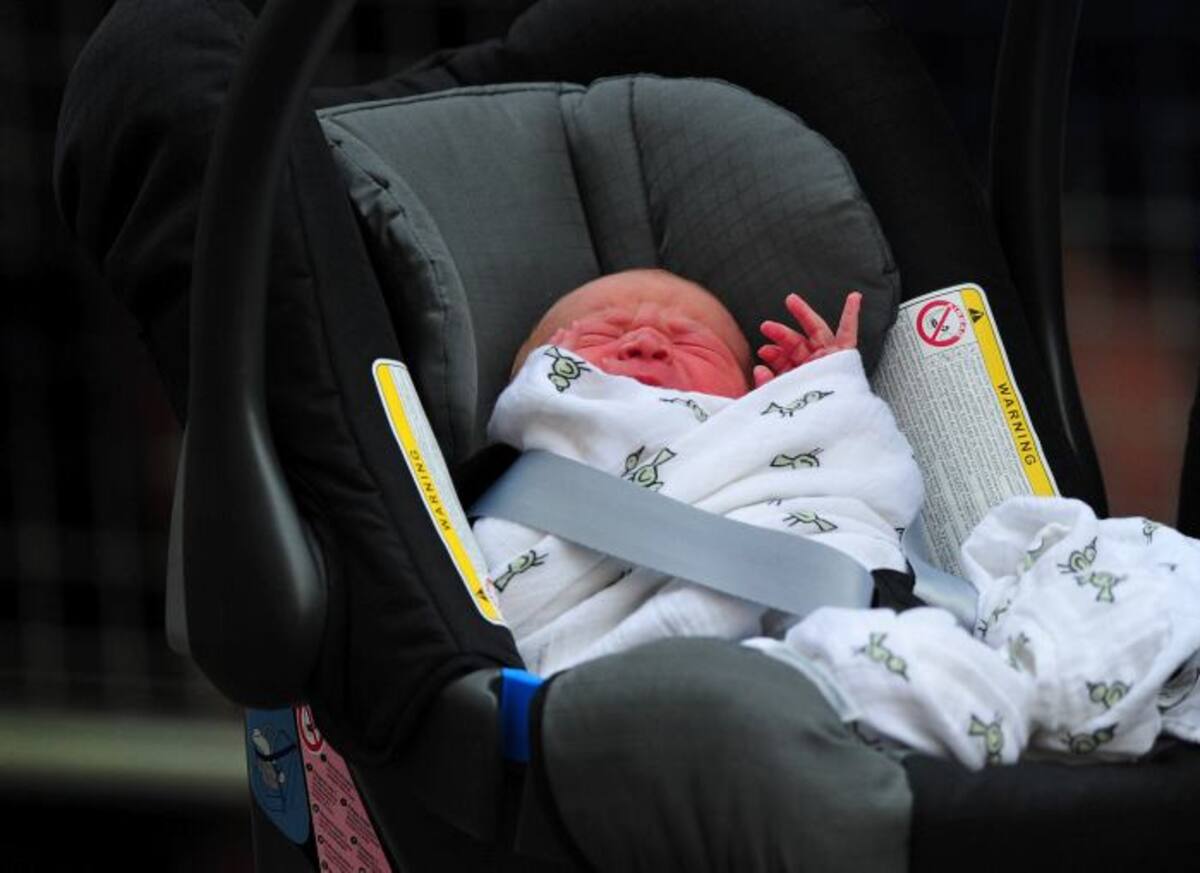 Aún no se conoce el nombre del bebé real. AFP CARL COURT