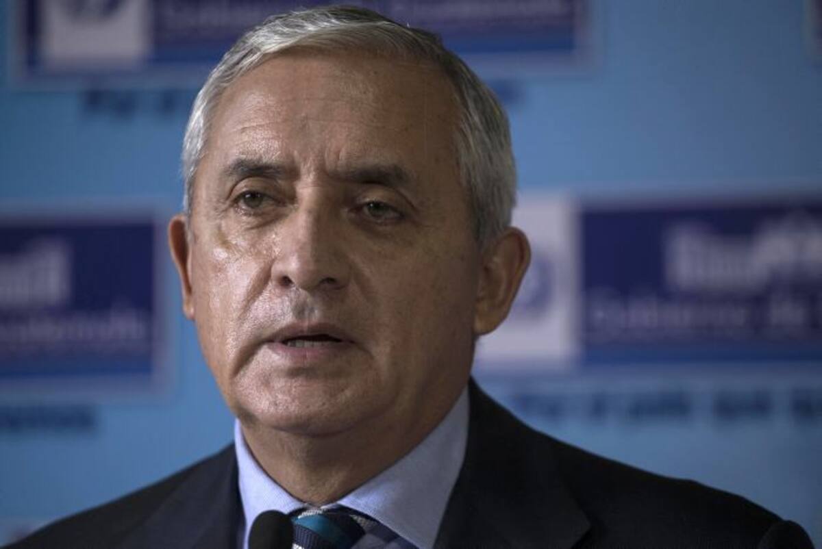 Otto Pérez, presidente de Guatemala. AP Luis Soto