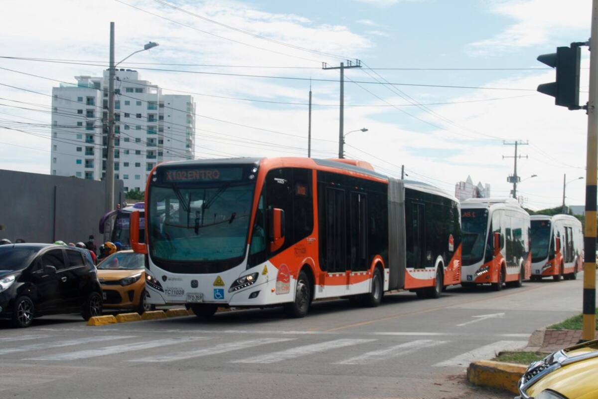 Suspenden temporalmente servicio de Transcaribe por nueva manifestación