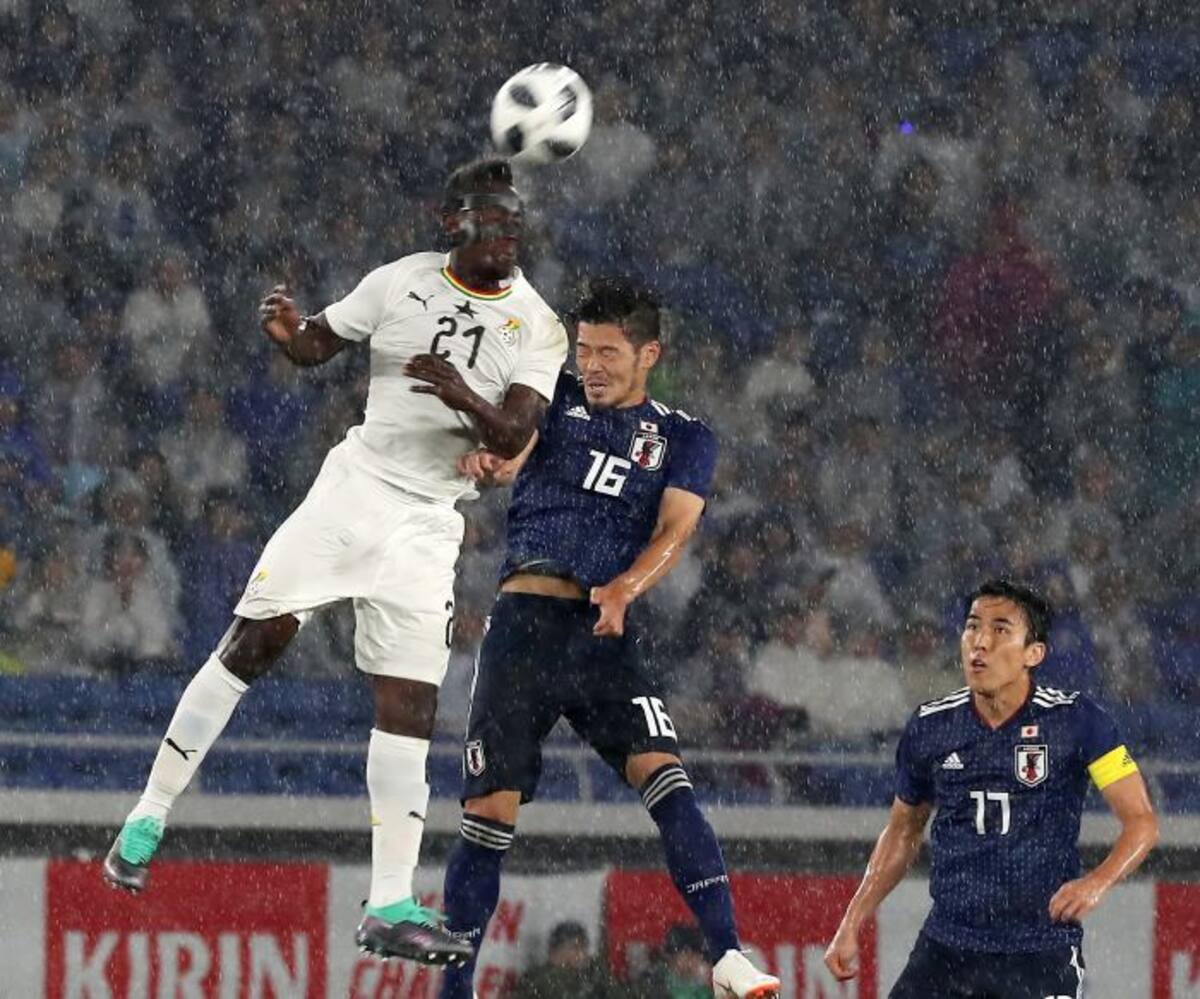 Ghana venció en Tokio a la selección de Japón en amistoso rumbo a Rusia 2018. AP Eugene Hoshiko