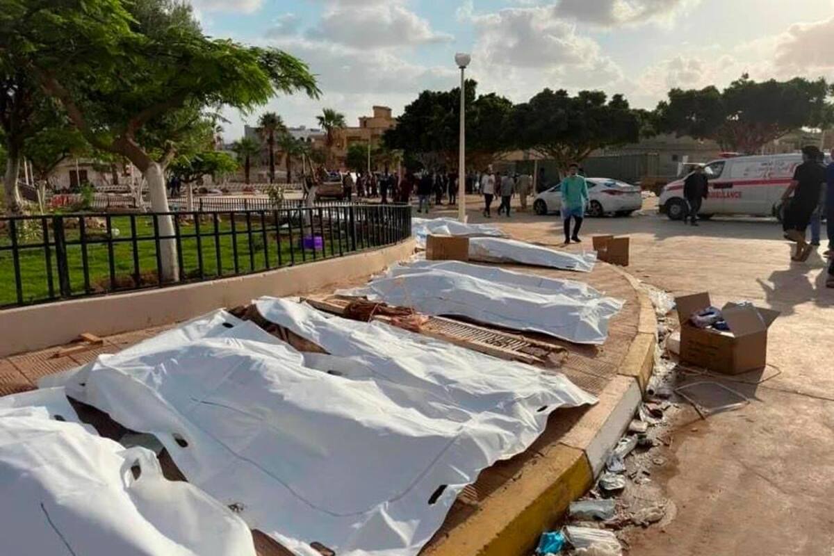 6.872 muertos y 10.000 desaparecidos tras paso de ciclón Daniel en Libia