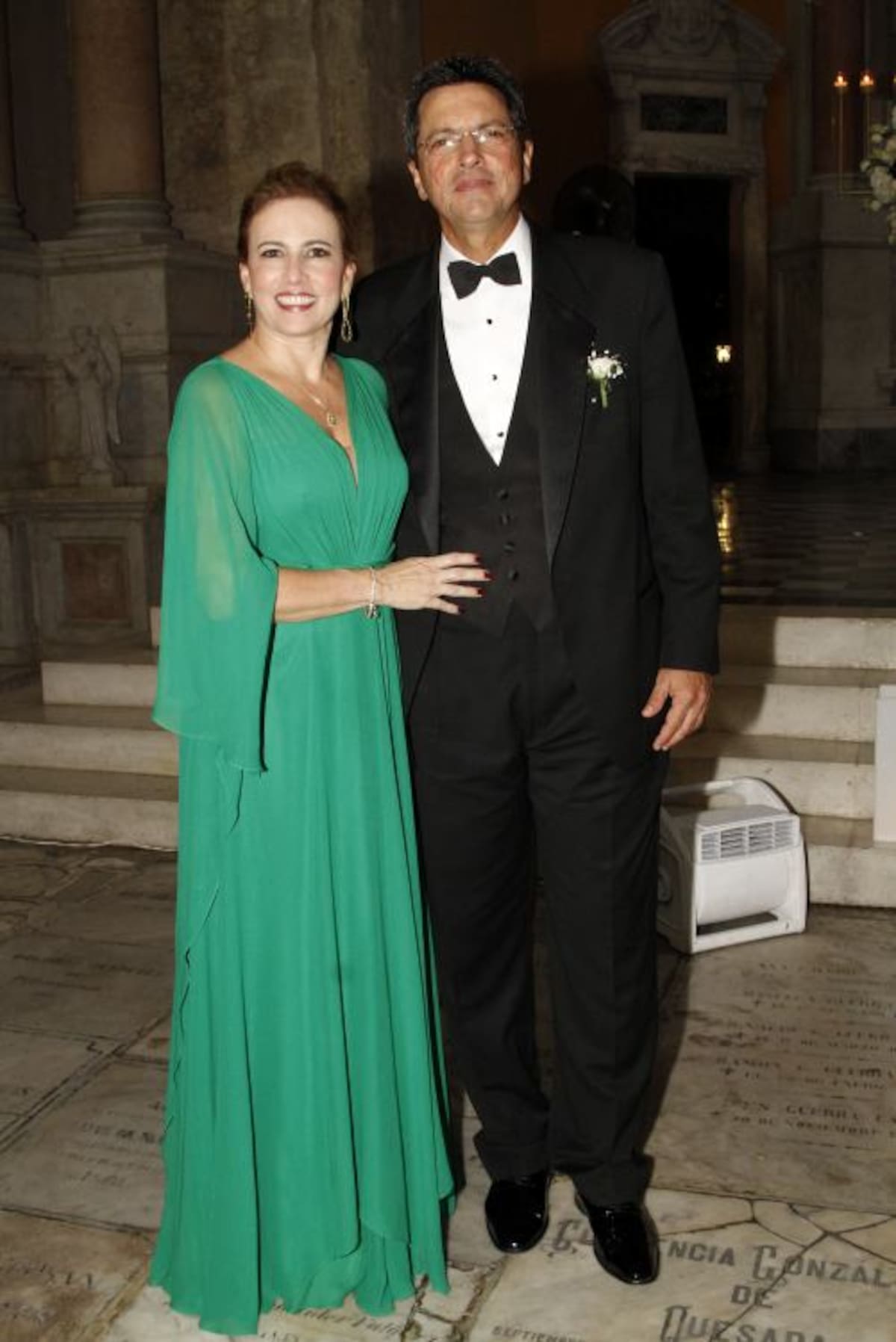 Los padres de la novia, Moni Galvis y Fuad Navarro.