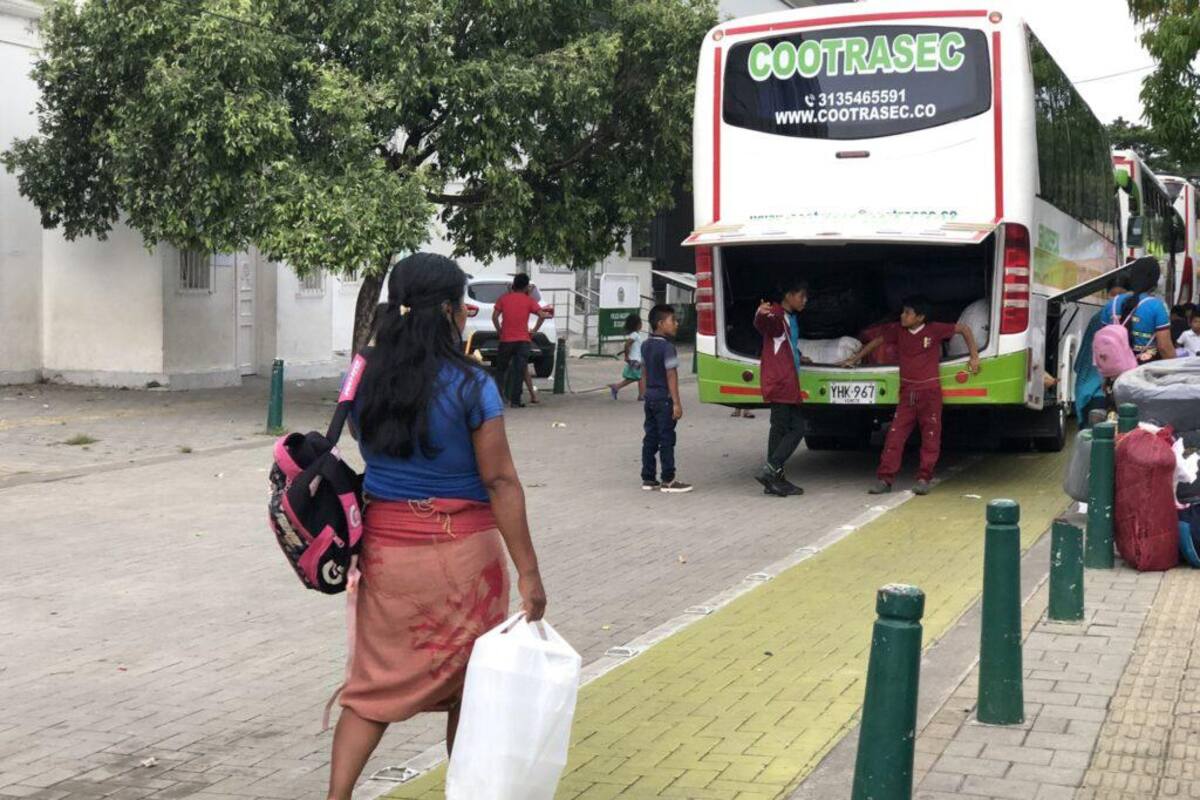 Empezó retorno de los Emberas que permanecieron cuatro meses en parque de Montería