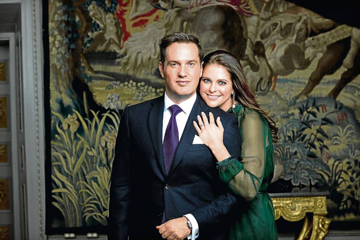 La princesa Magdalena y Christopher O'Neill. AFP/ SWEDEN ROYAL FAMILY/