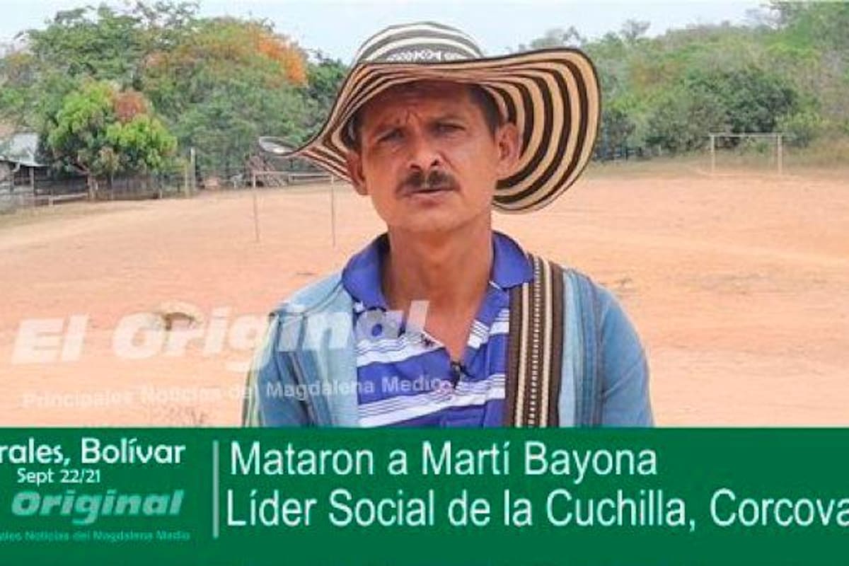 De dos balazos asesinan a líder comunal en Morales, sur de Bolívar