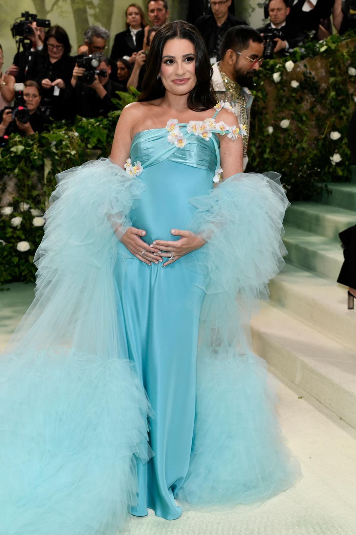 Lea Michele en la Met Gala. //Foto: AP.