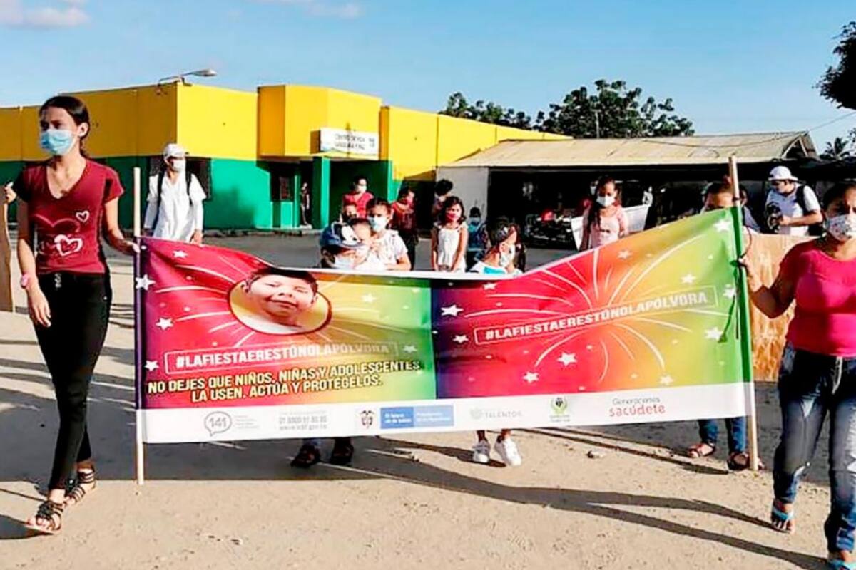 ICBF en Sucre intensifica campaña “La fiesta eres tú, no la pólvora”